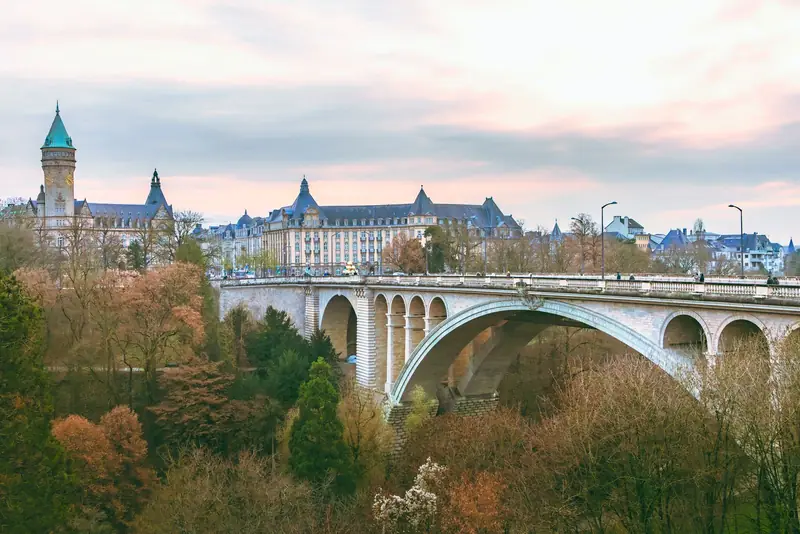 Le pont Adolphe à Luxembourg-Ville